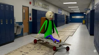 Baldi on the ruler