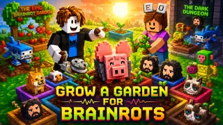 Play Grow a garden for Brainrots now!