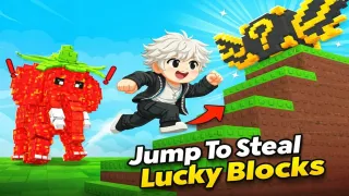 Jump To Steal Lucky Blocks