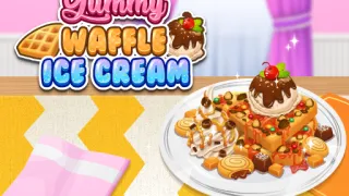 Play Yummy Waffle Ice Cream now!