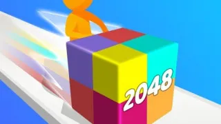 Geometry Stack 2048 Run